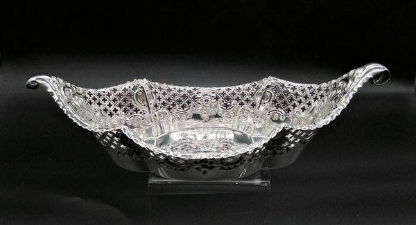 Zilveren bonbonmandje