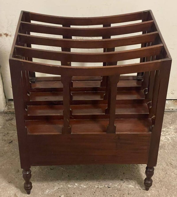 Antique wooden magazine reck