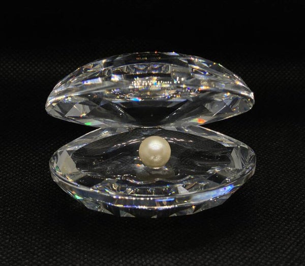 Swarovski schelp met parel