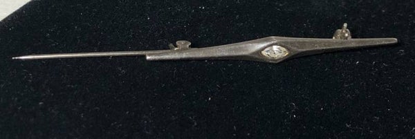 Antieke zilveren broche