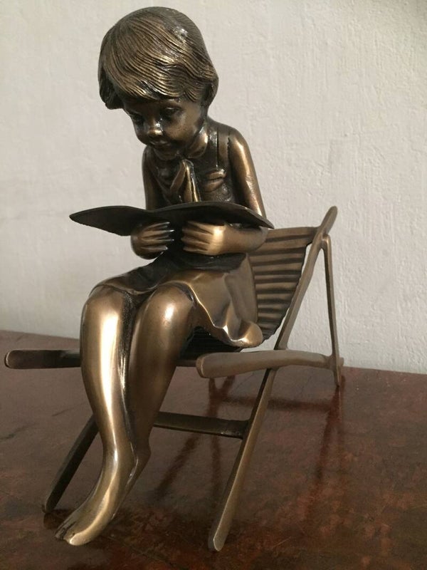 Prachtige bronzen dame