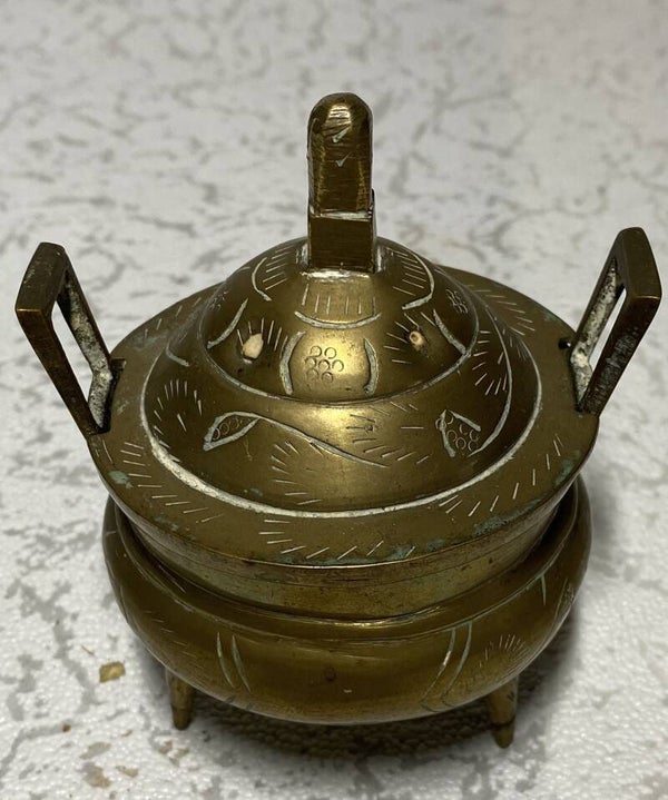 Chinese bronzen Dake Tripod, kook pot 