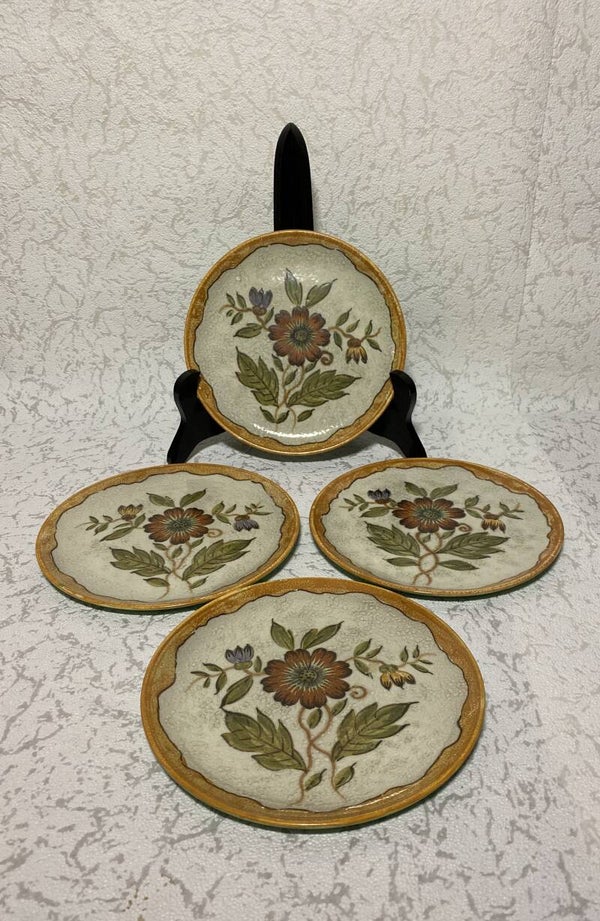 Vier platelen Gouda Holland borden