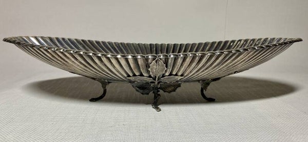 Ovale zilveren schaal