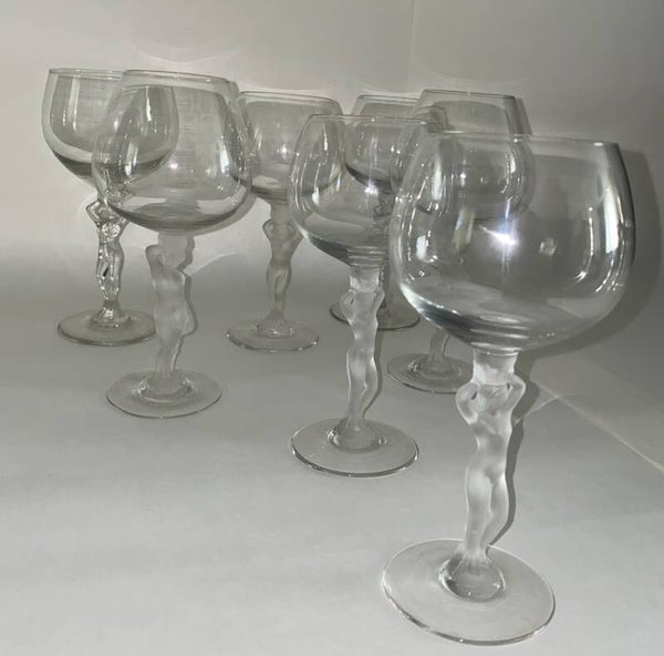 Art Deco kristallen Bayel wijnglazen