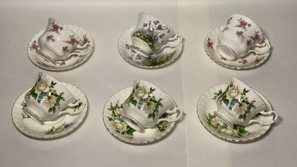 Set van 6 Richmond koppen & schotels