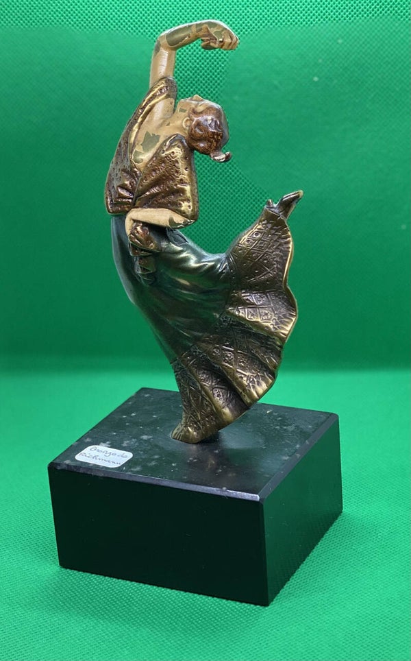 Art Deco bronzen Richmann beeldje