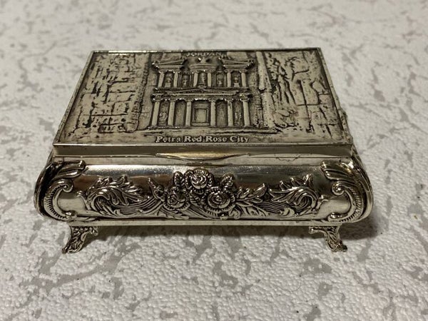 Verzilverde Herbert Hooijkaas juwelendoos