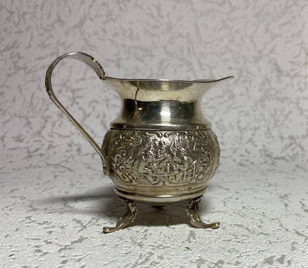 Verzilverde Douwe Egberts melkkannetje