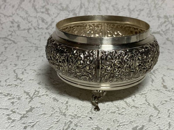 Verzilverde DE suikerkom