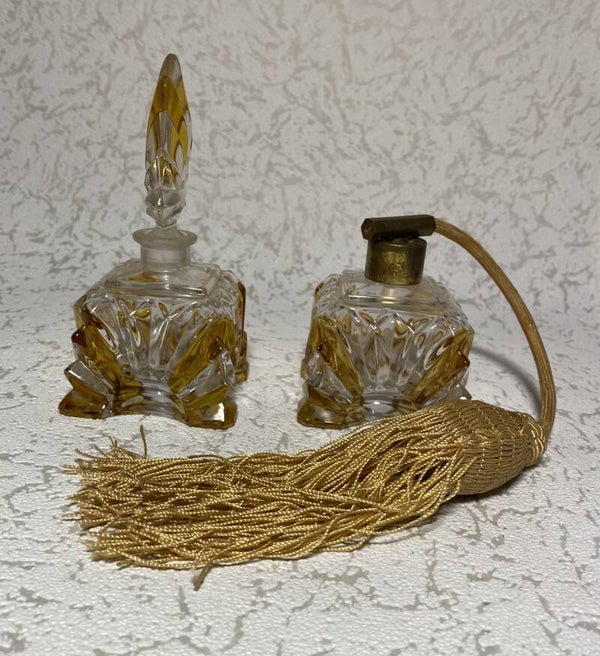 Art Deco kaptafel parfum set