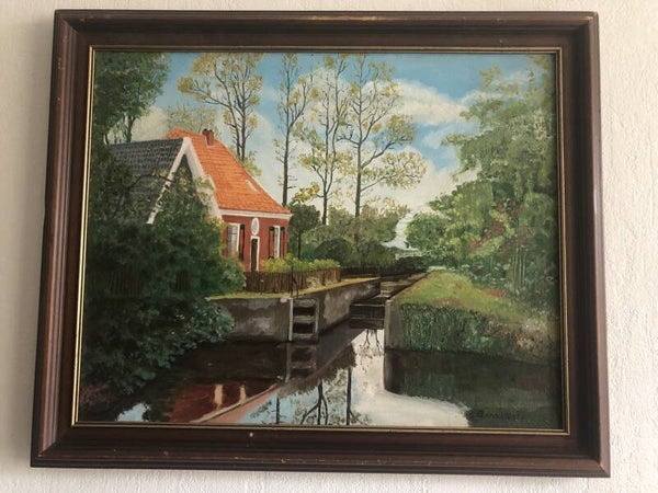 Olieverf schilderij