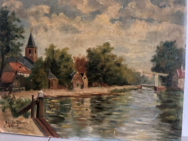 Olieverf schilderij