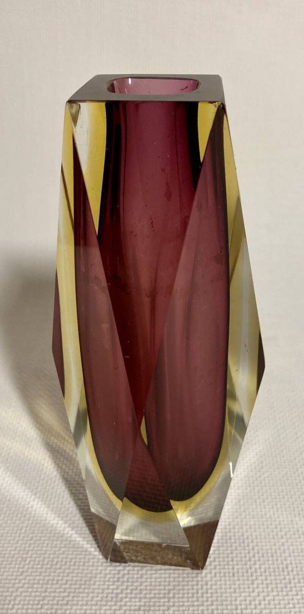 Murano Sommerso glazen vaas