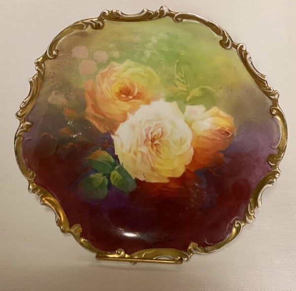 Antieke Franse Limoges wandbord