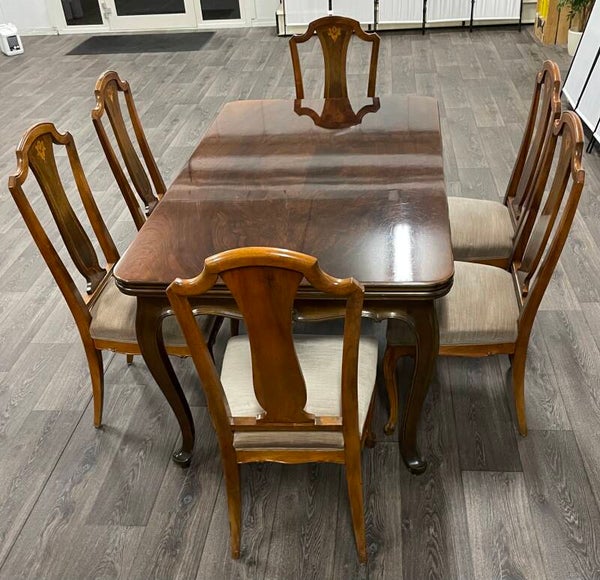Eettafel Set Met 6 Stoelen