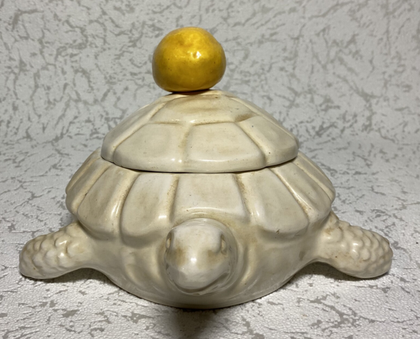 Italiaanse schildpad van keramiek in terrine vorm