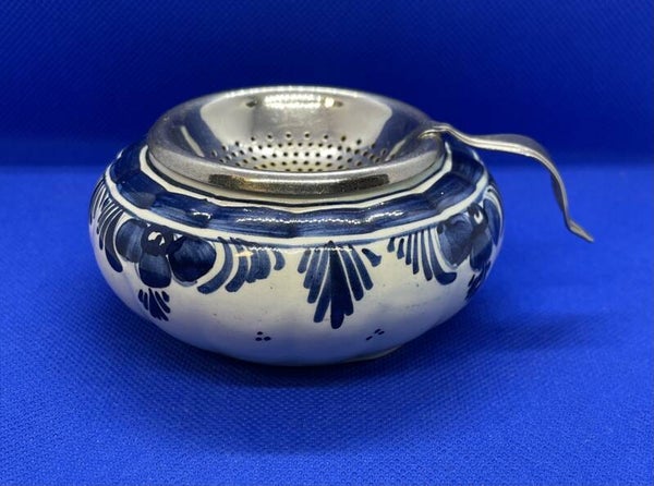 Delfts blauwe theezeefje