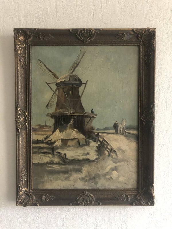 Olieverf schilderij