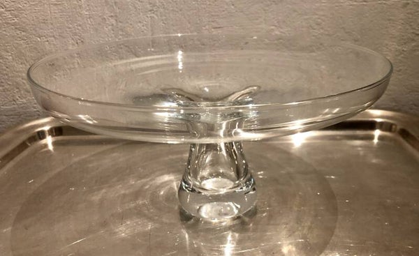 Glazen taartplateau