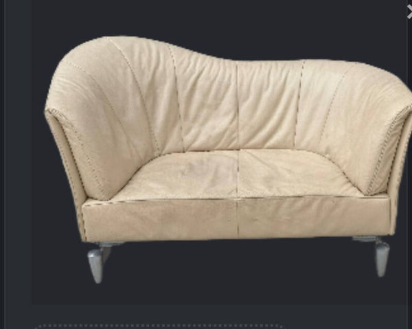 Vintage lather sofa from Jori, Belgium