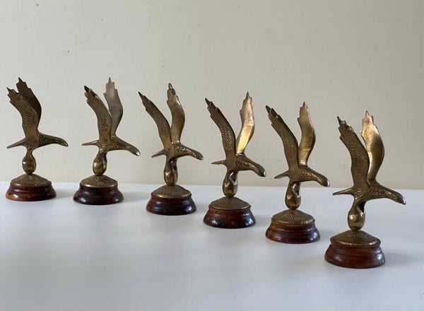 6 bronze eagles