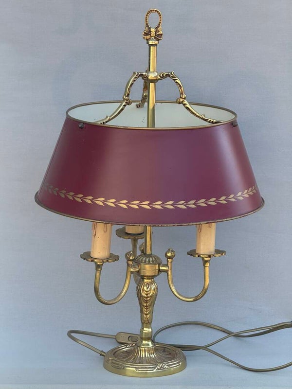 BOUILLOTTE LAMP IN BRASS