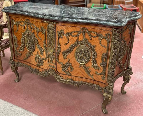 Marble Top Ormolu Cabinet