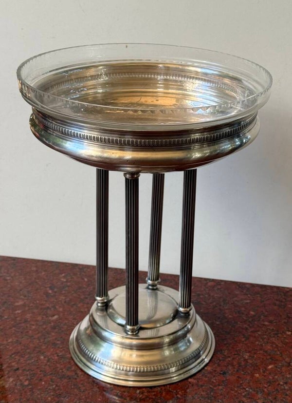 Antique silver plated centerpiece
