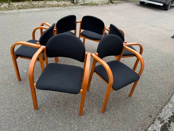 Set of6 office chair, 1980