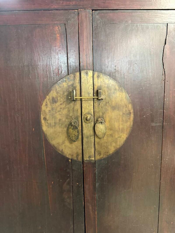 Antique Chinese wedding bridal cabinet