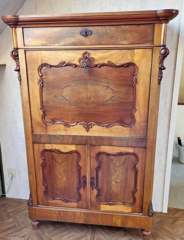 19th century Dutchmahagony secretaire