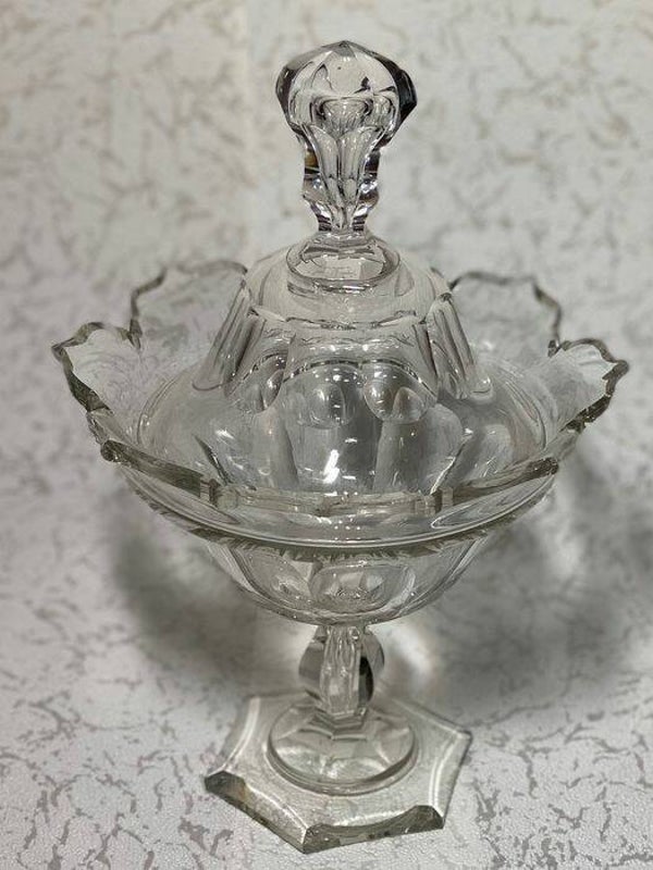 Geslepen kristal gembercoupé