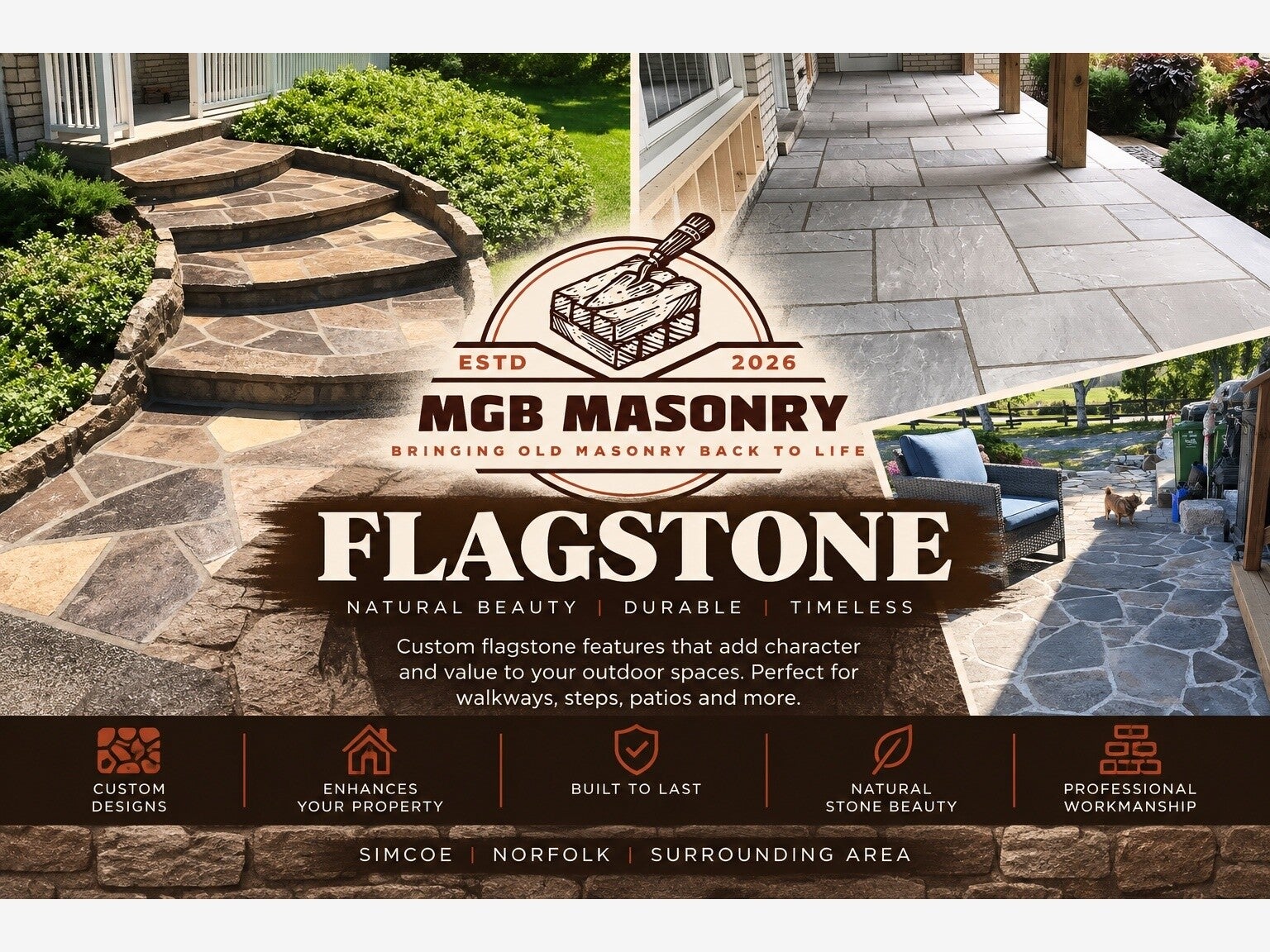 Custom Flagstone Patio 