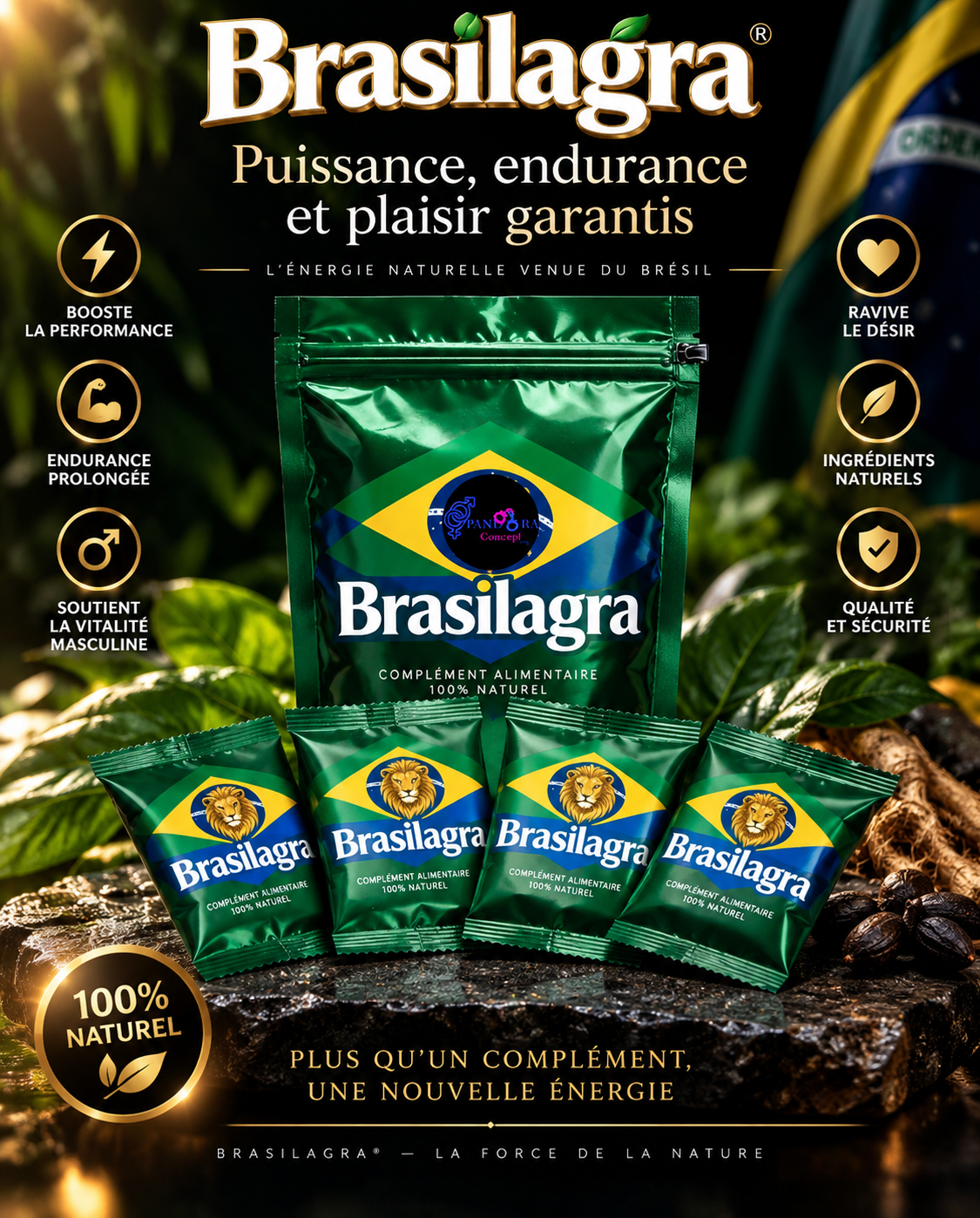 Tigri et Brazil Agra gélule