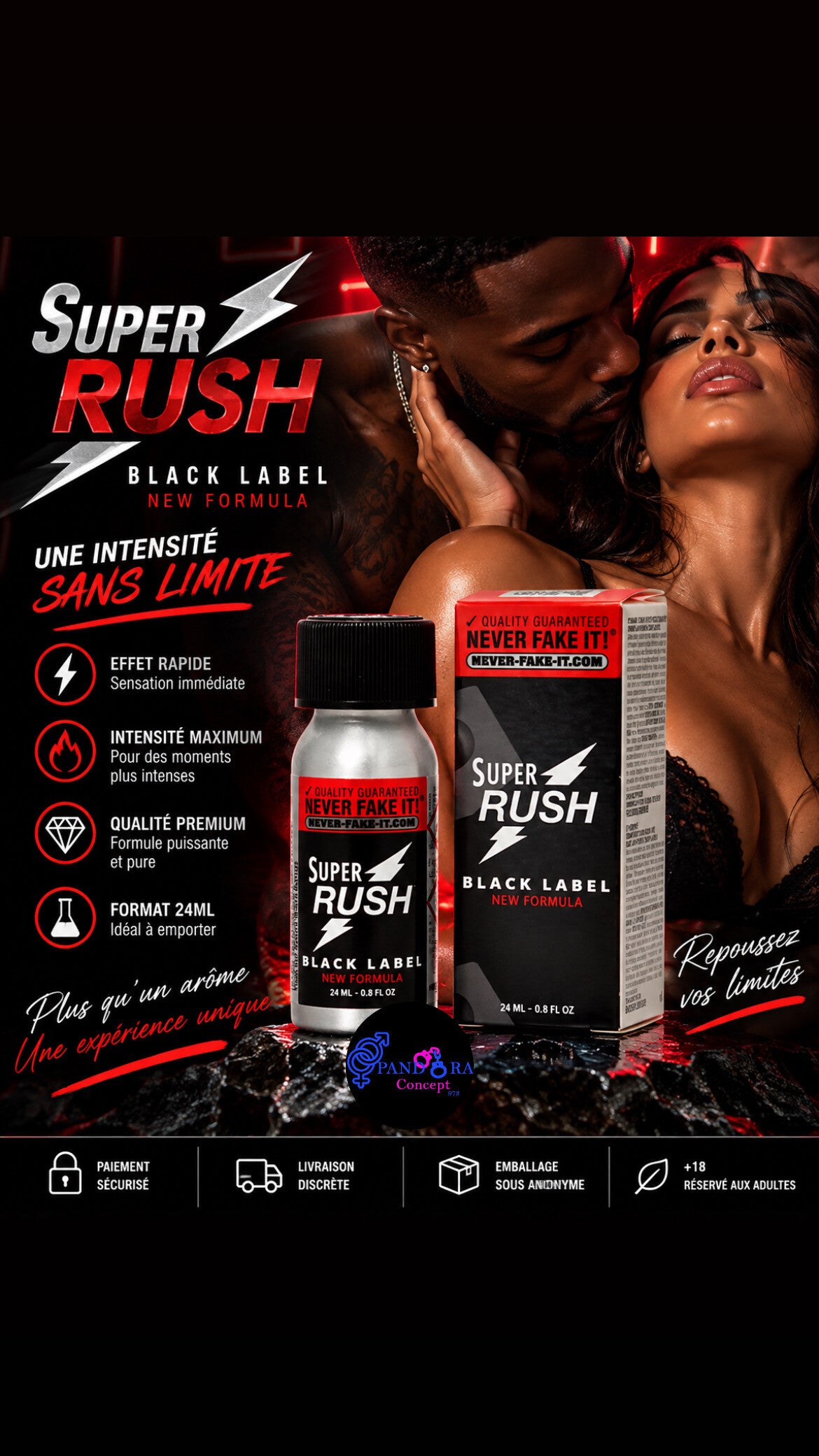 Super Rush Black Label New Formula 24ml