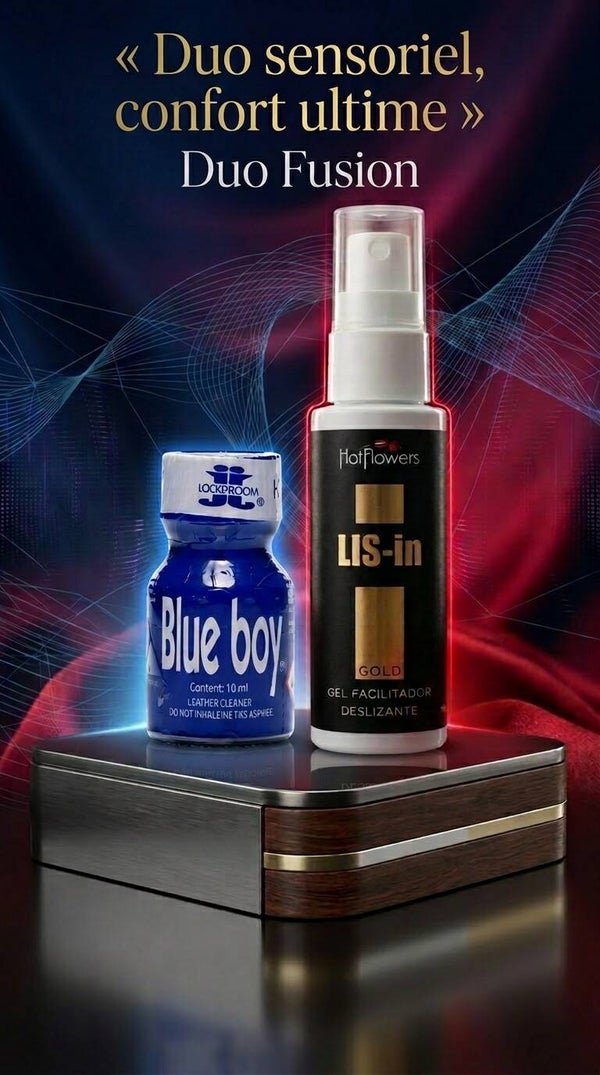 Duo Confort - Poppers Blue Boy - Gel Désensibilisant Lis In.