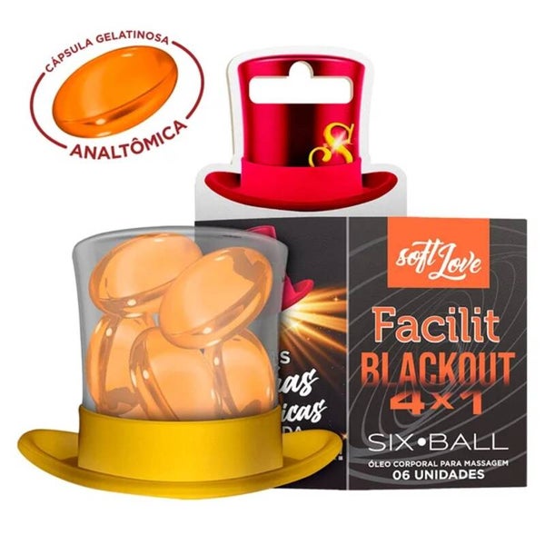 Anesthésiant anal Facilit Black-out 4x1