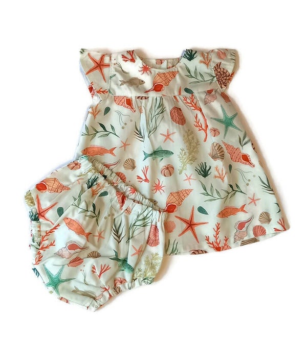 Jurkje met Bloomer mini, Zeester.