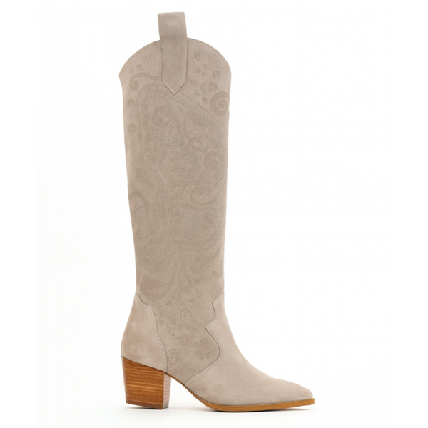 Taupe Laarzen van Natuurlijk Leer Sandy 1647-1