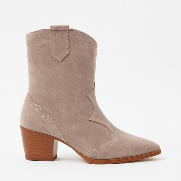 Dames Enkellaarsjes Leer 1608-1