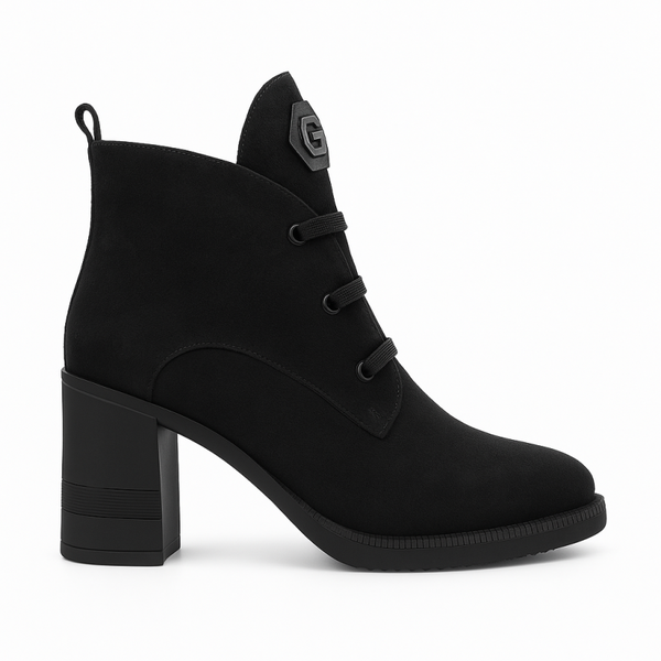 Dames Enkellaarsjes Leer 3547-5