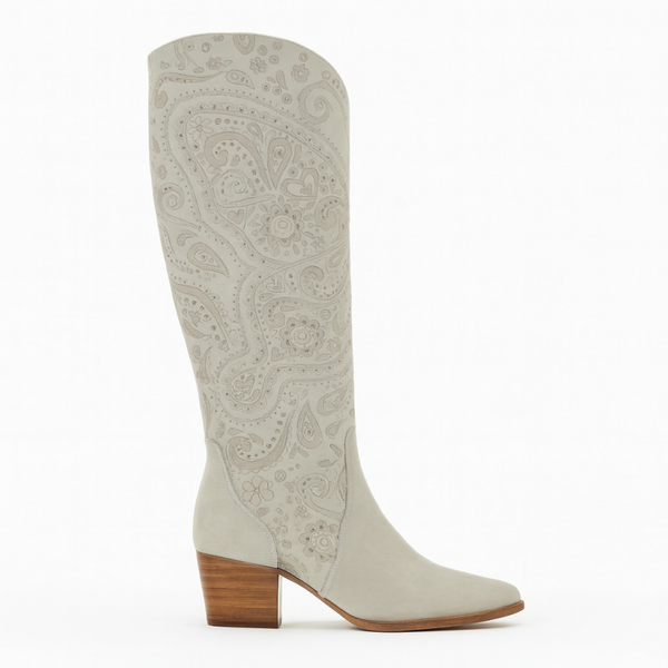 Taupe Laarzen van Natuurlijk Leer Sandy 1691-1