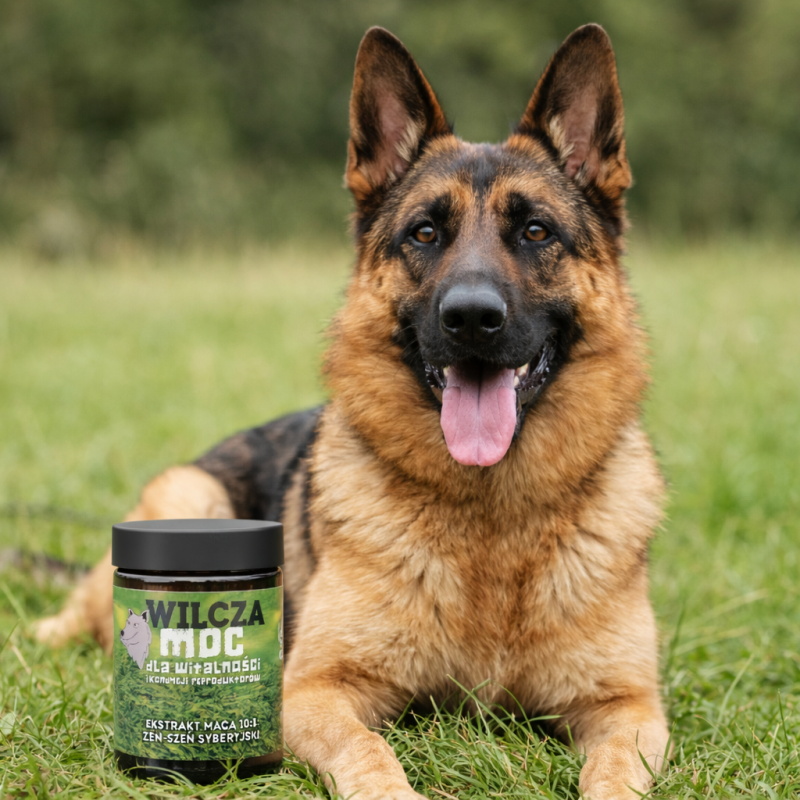 na witalność i energię dla psa reproduktora