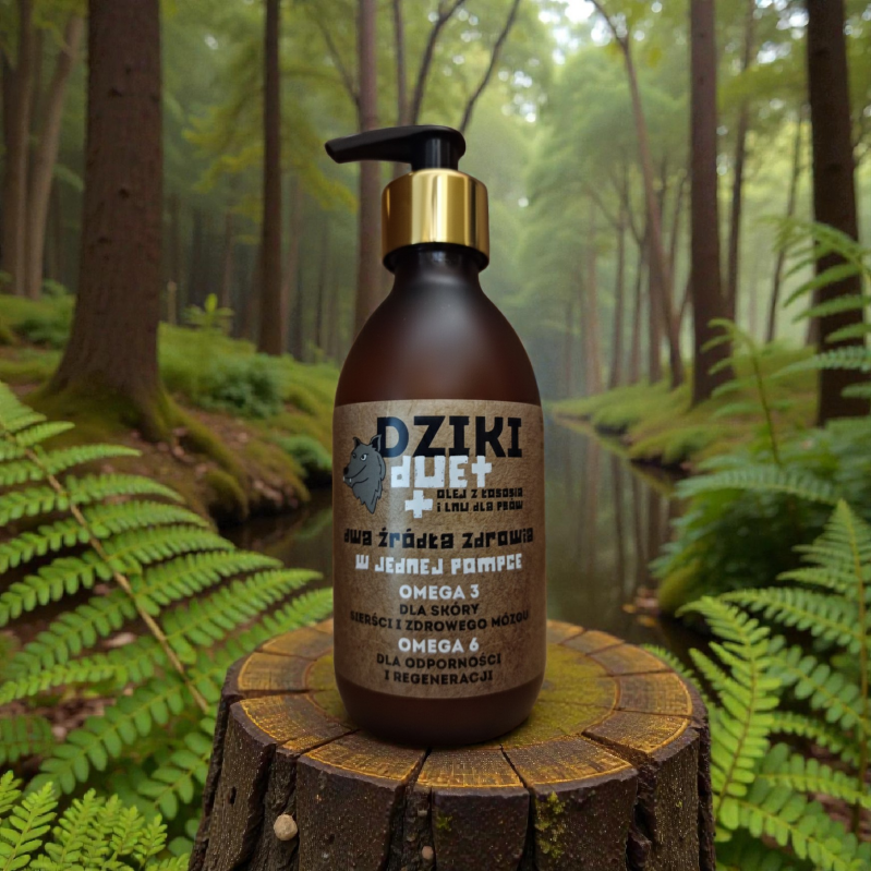 olej na sierść dla psa