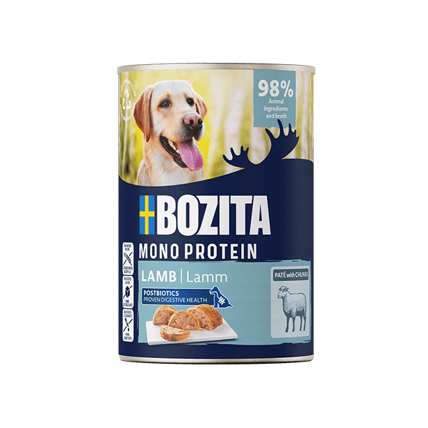 Bozita Dog Paté, Jagnięcina – Klasyczny pasztet z postbiotykami