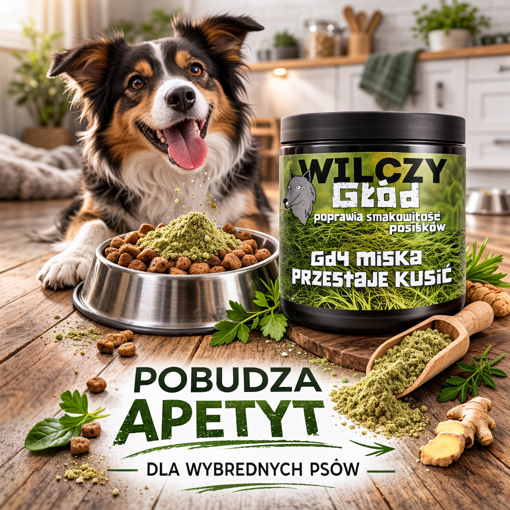 wilczy głód na apetyt u psa