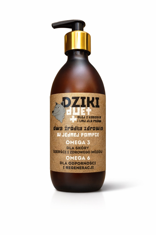 Dziki Duet Olej z Łososia i Lnu 250ml