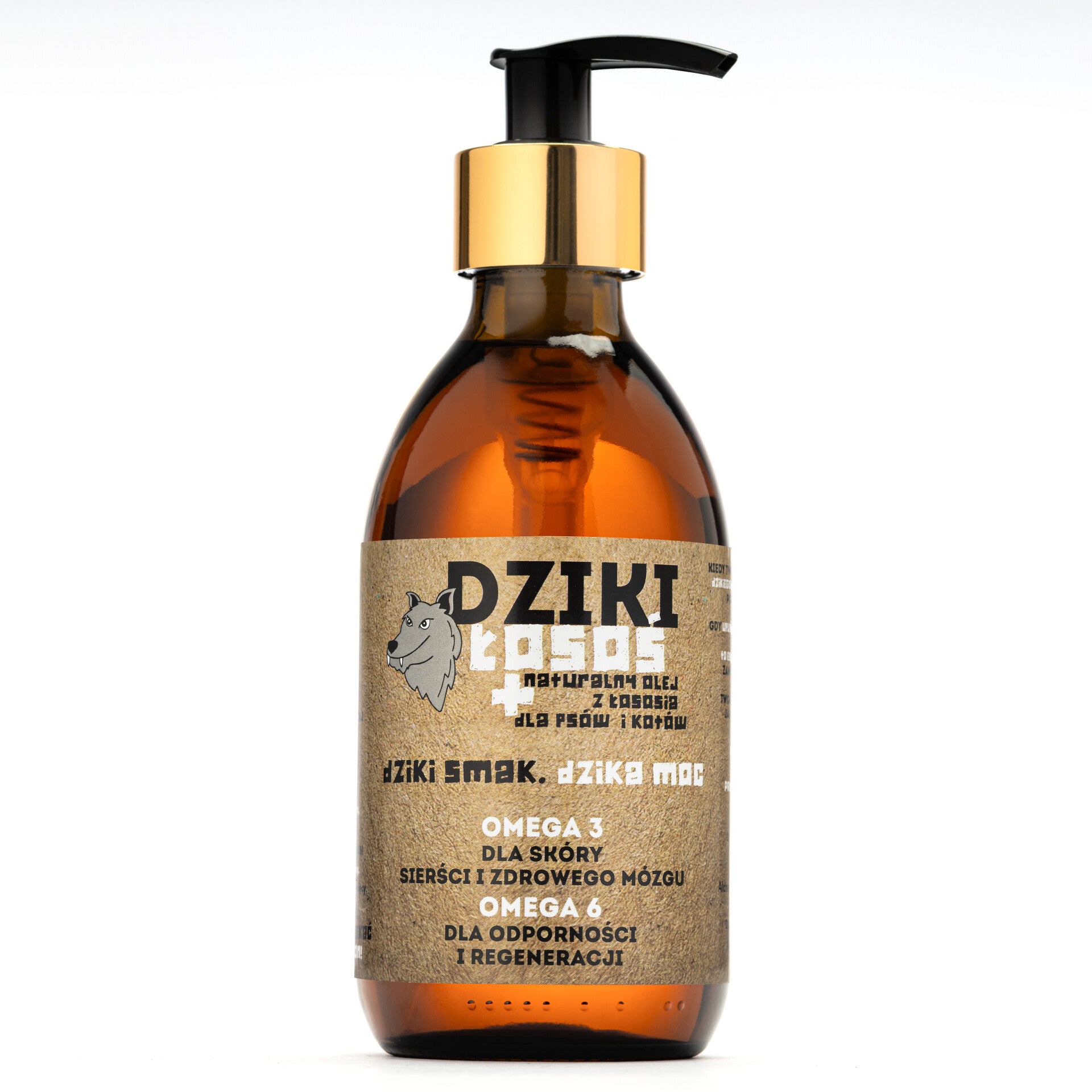 Dziki Łosoś - Olej z Łososia dla Psa i Kota 250ml