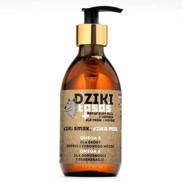 Dziki Łosoś - Olej z Łososia dla Psa i Kota 250ml